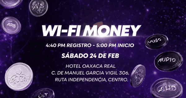 Regístrate al evento 'WIFI MONEY'