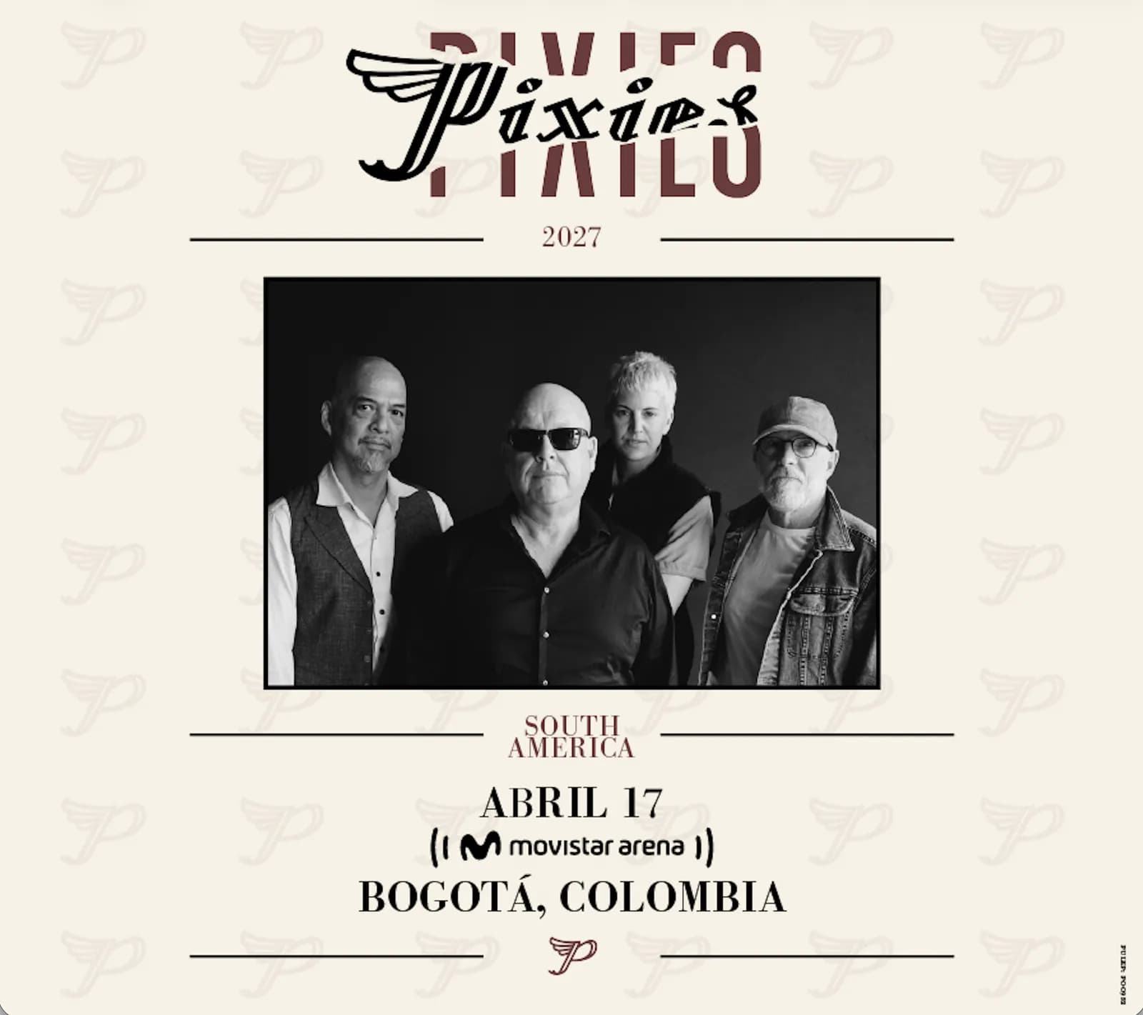 Pixies | South America 2027 en Bogotá: 17 de abril y boletas 2027