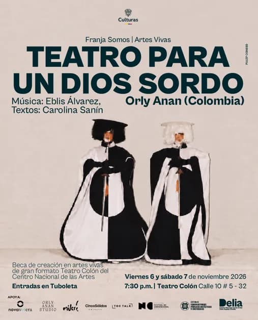 Teatro para Un Dios Sordo en Medellín: boletas 2026
