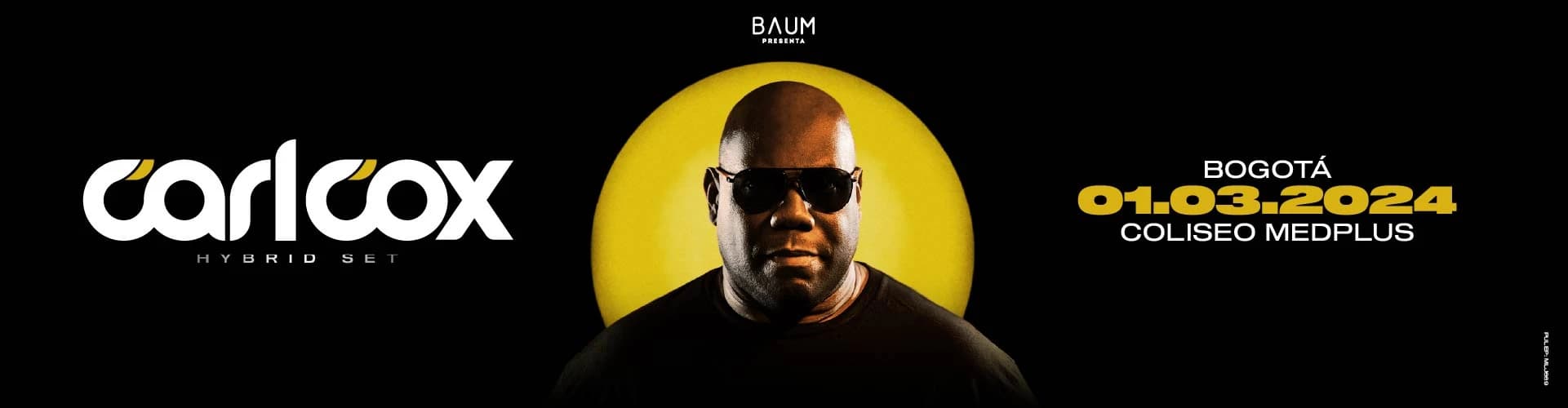 CARL COX – 1 Marzo, Bogotá 2024