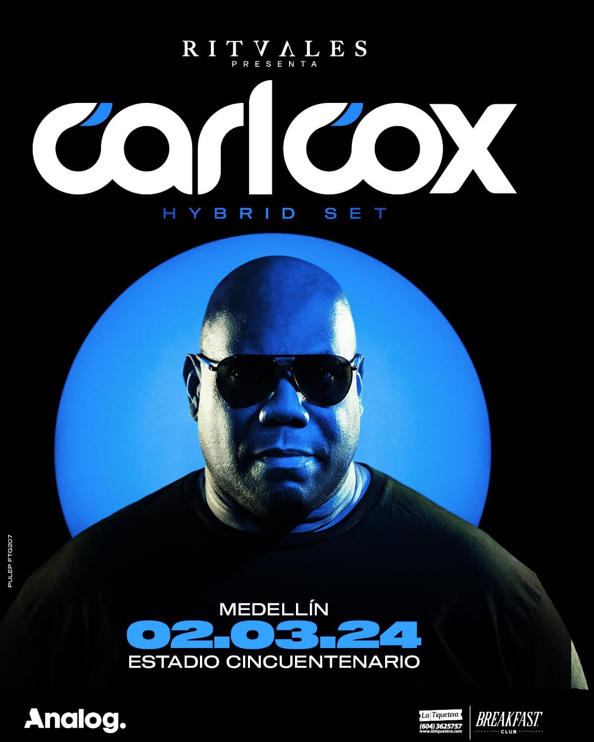 CARL COX – 2 Marzo, Medellín 2024
