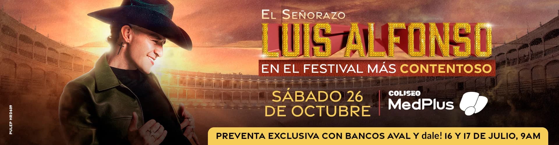 LUIS ALFONSO, EL SEÑORAZO 2024: 26 de Octubre, Bogotá