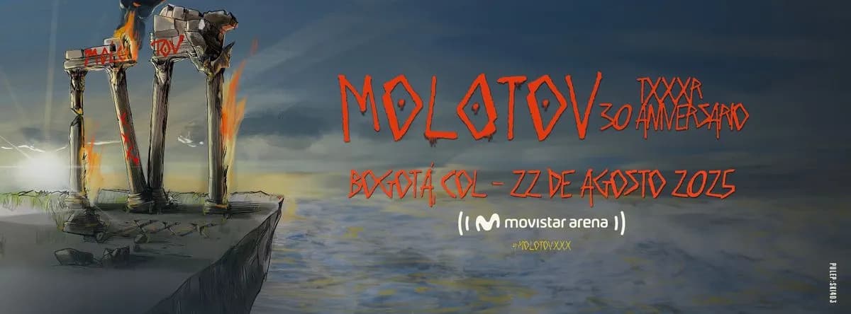 Molotov en Concierto: 22 Agosto 2025, Bogotá