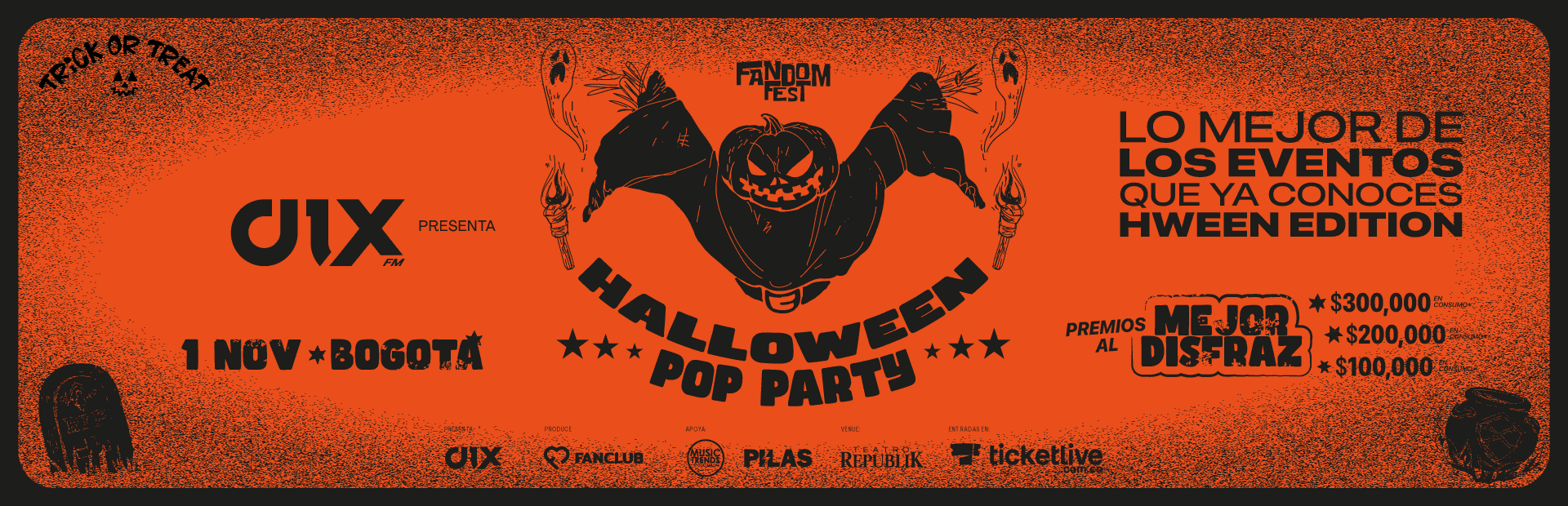 Halloween POP Party 2025 – Bogotá