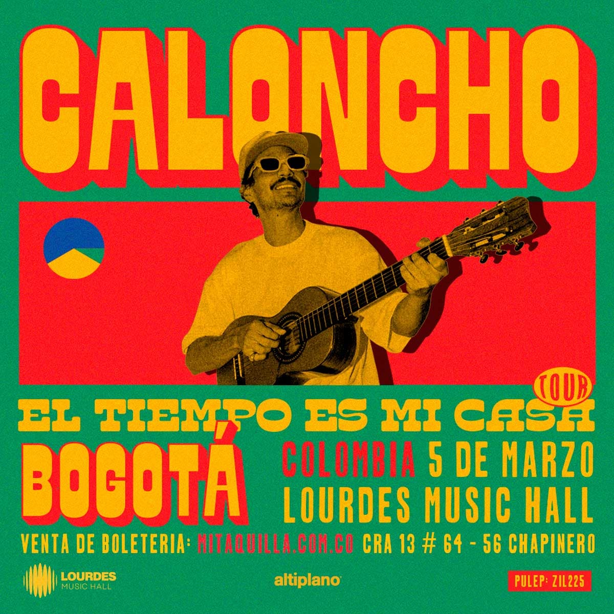 Caloncho en concierto: 5 marzo 2026, Bogotá