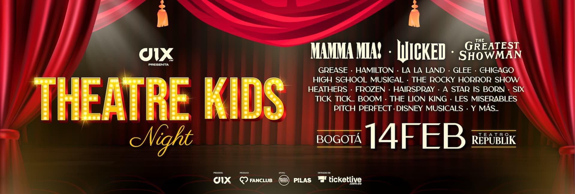 Theatre Kids 2026, Bogotá (2da fecha)