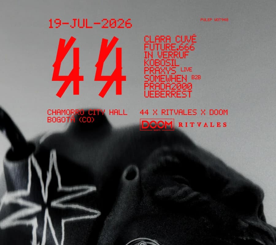 R44 x Ritvales x DOOM 2026: 19 julio 2026, Bogotá