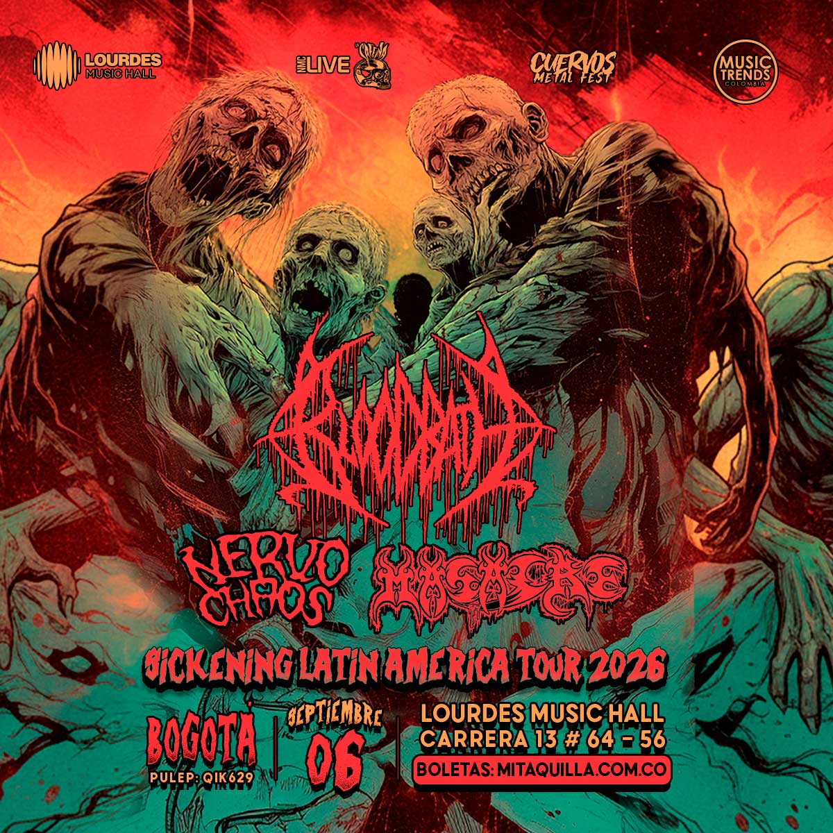 Bloodbath & Masacre - Bogotá