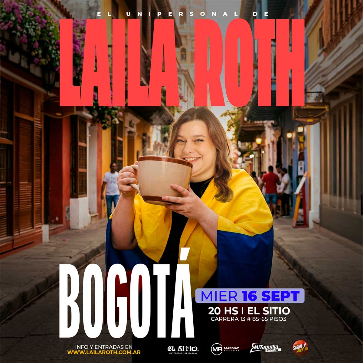 El unipersonal de Laila Roth - Bogotá