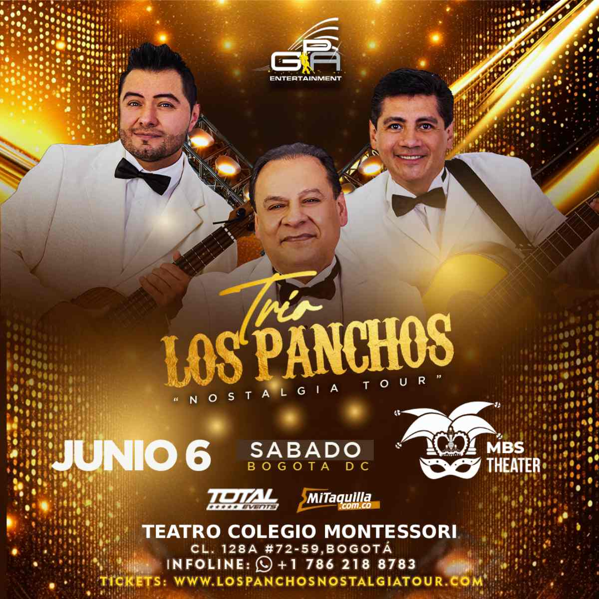 Trío Los Panchos "Nostalgia Tour" - Bogotá 2