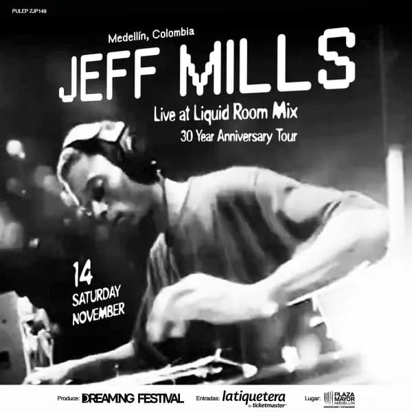 Jeff Mills Live at liquid room 30 year anniversary tour