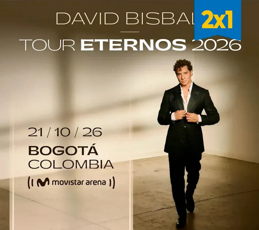 David Bisbal | Tour Eternos en Bogotá: boletas 2026