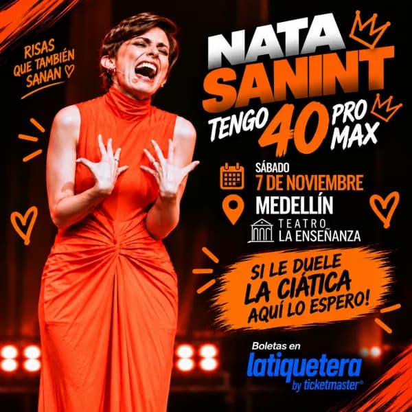 Tengo 40 pro max en Medellín: 7 de noviembre y boletas 2026