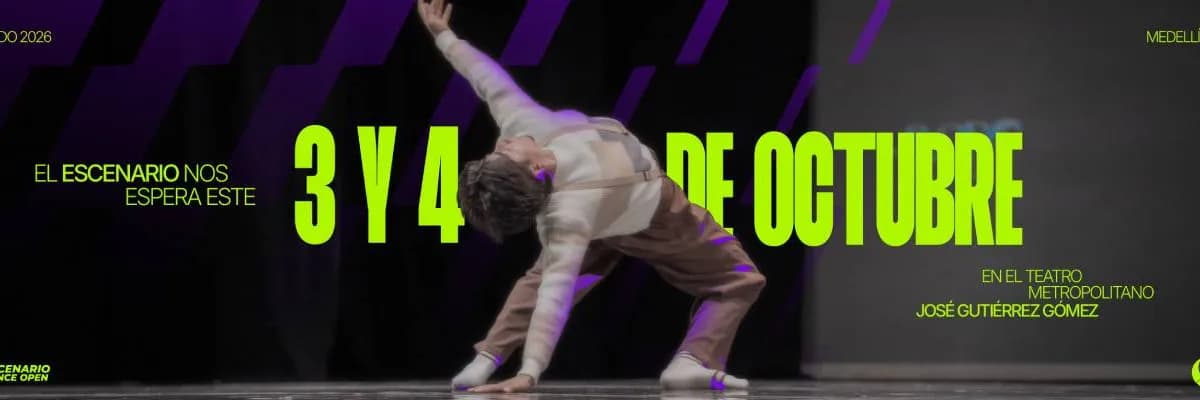 Escenario Dance Open en Medellín