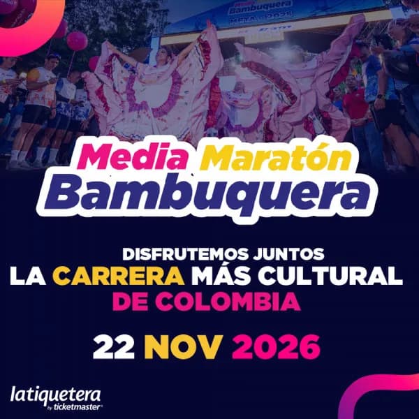 Media Maratón Bambuquera - Neiva en Neiva: boletas 2026