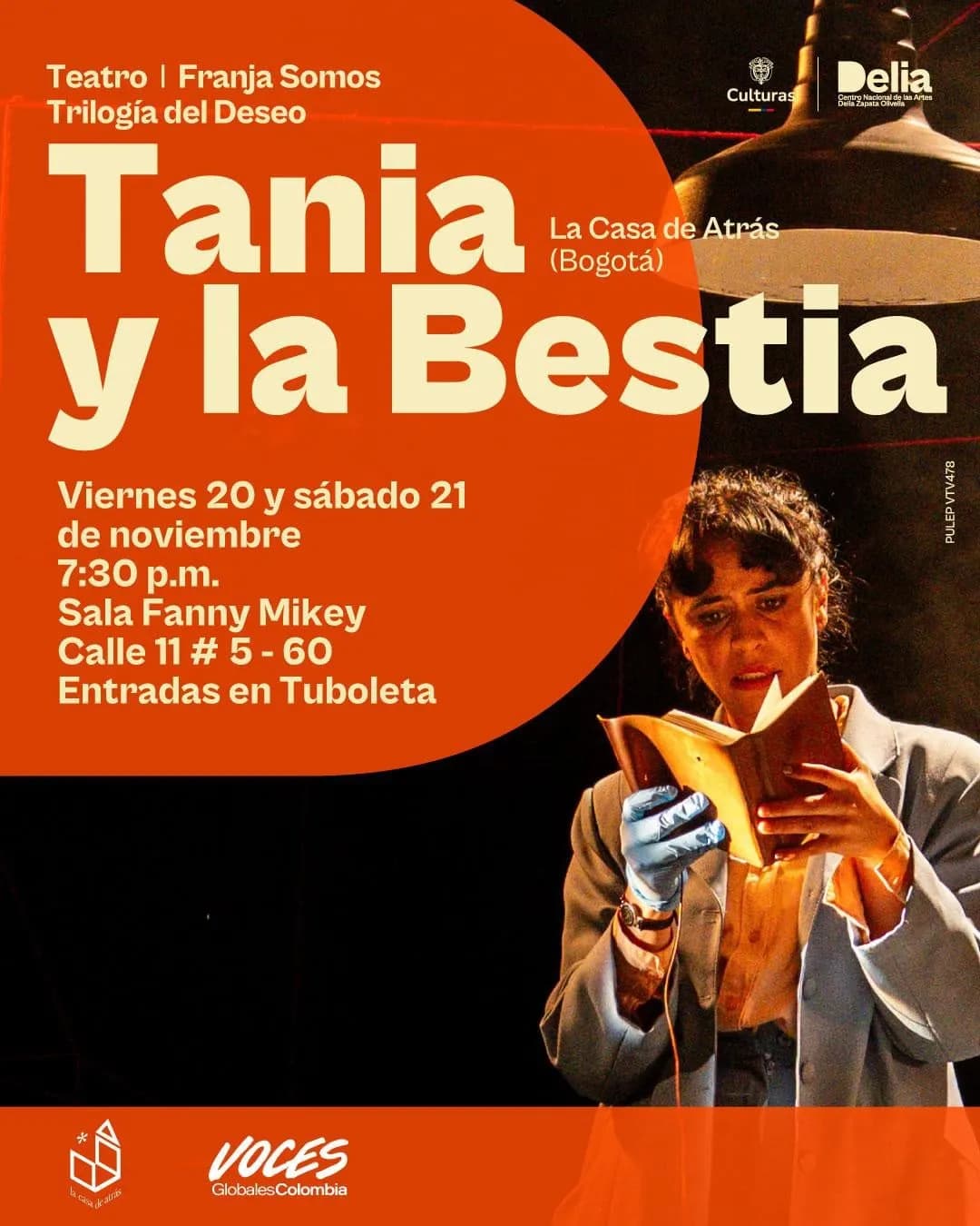 Tania y la Bestia en Bogotá: 3 de diciembre y boletas 2026
