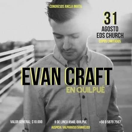 Evan Craft en Quilpué en Colombia: 31 de agosto y boletas 2027
