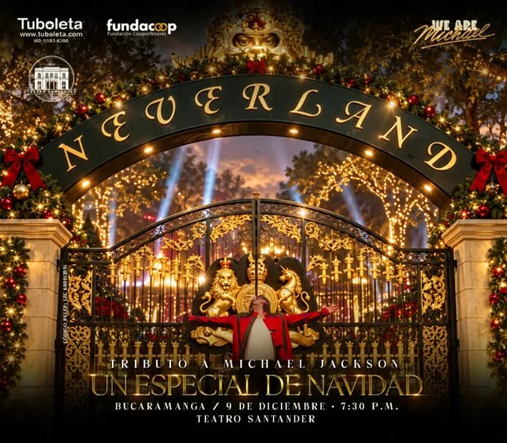 Neverland - Tributo a Michael Jackson en Colombia: boletas 2026