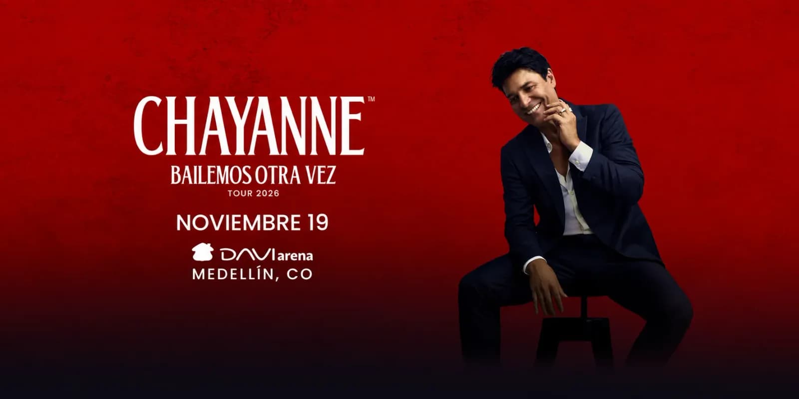 Chayanne · Bailemos Otra Vez Tour en Sabaneta: boletas 2026