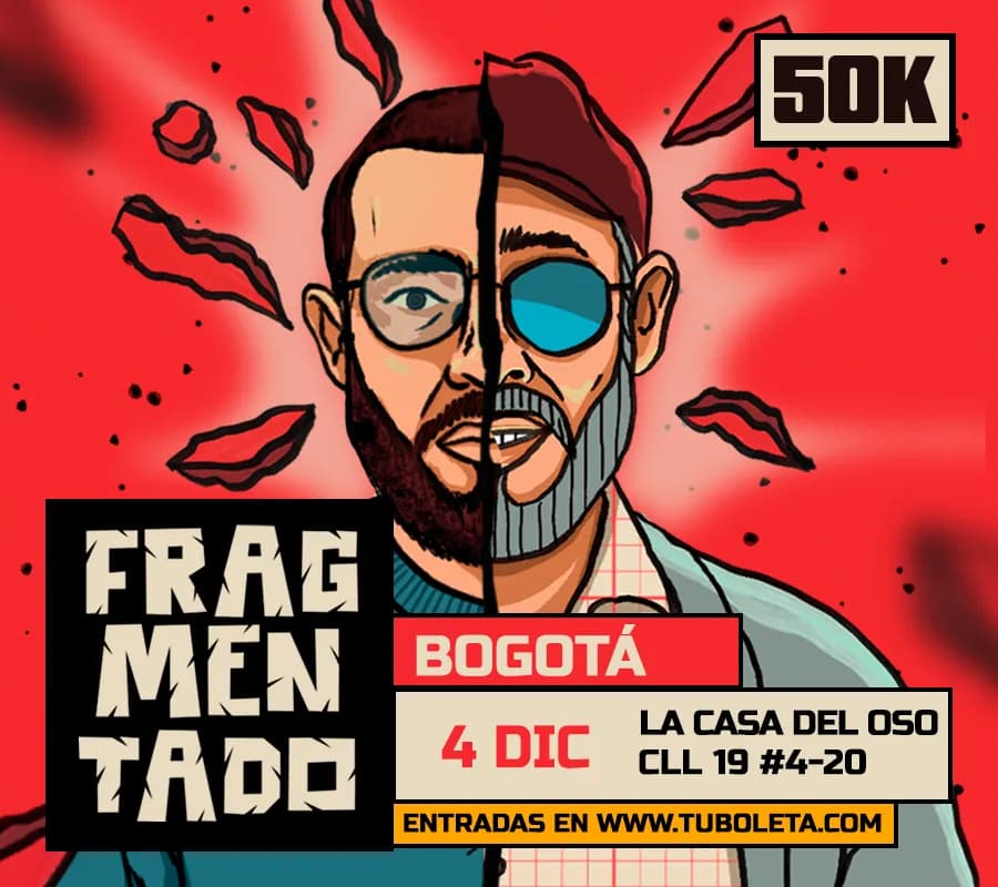 Fragmentado Bogotá en Bogotá: 4 de diciembre y boletas 2026