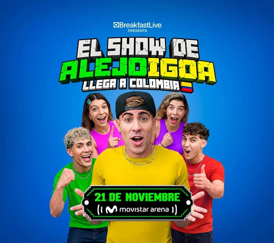 El Show de Alejo Igoa en Bogotá: 21 de noviembre y boletas 2026