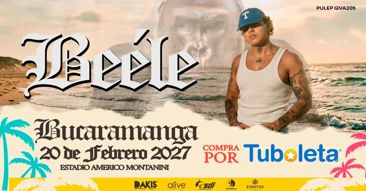 Beéle · Tour Borondo · Bucaramanga en Bucaramanga: boletas 2027