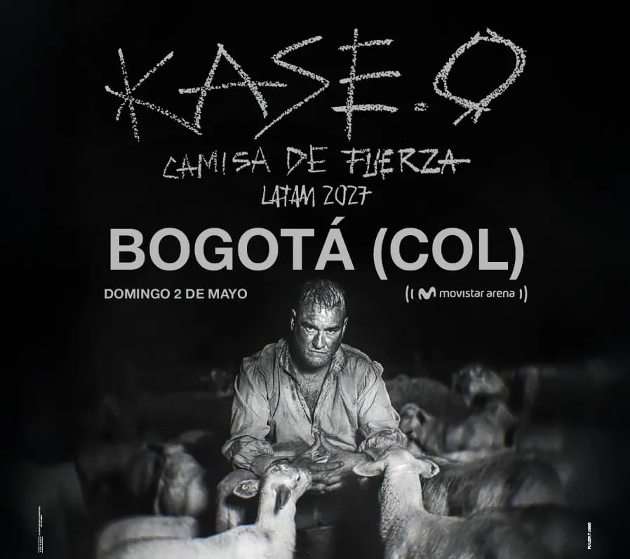 Kase.o | Camisa de Fuerza Latam 2027 en Bogotá: boletas 2027