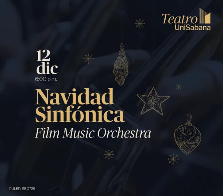 Navidad Sinfónica FilMO en Medellín: boletas 2026