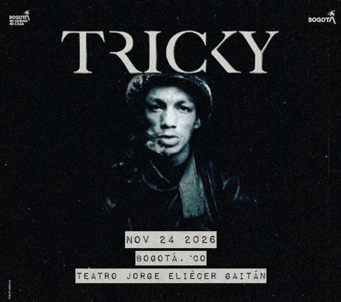 Tricky | Tour 2026 en Bogotá: 24 de noviembre y boletas 2026