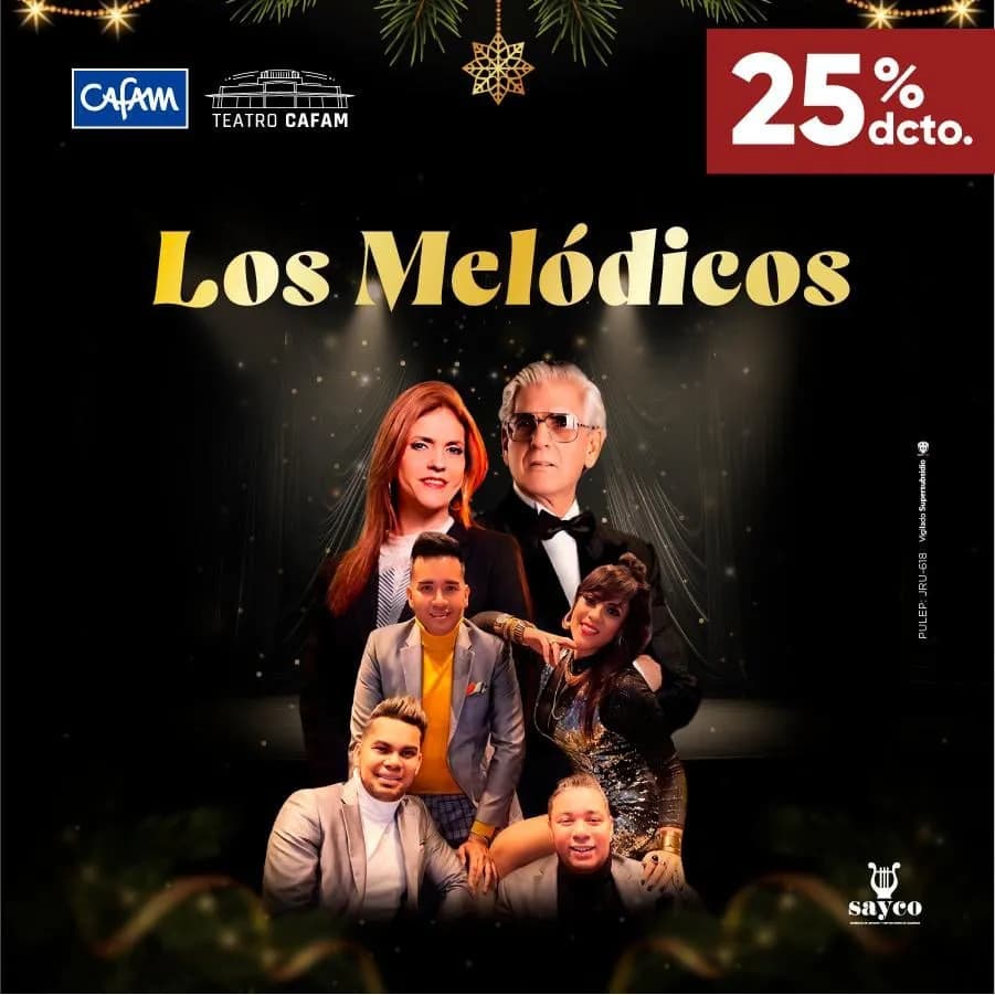 Los Melódicos – Concierto Navideño en Cali: boletas 2026