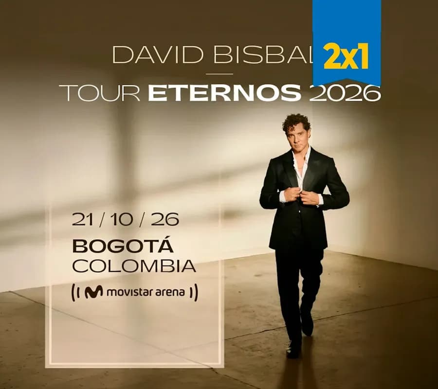 David Bisbal | Tour Eternos en Bogotá: boletas 2026