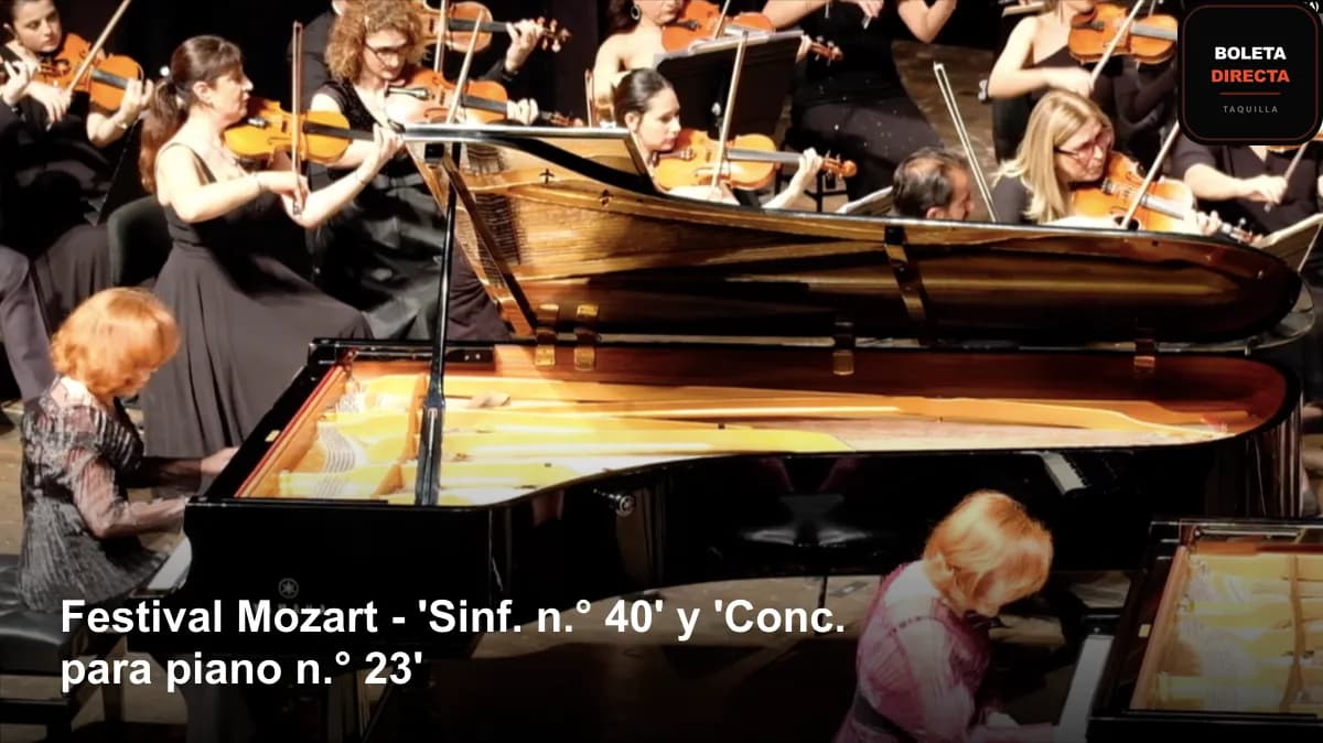 Festival Mozart - 'Sinf. n.° 40' y 'Conc. para piano n.° 23'
