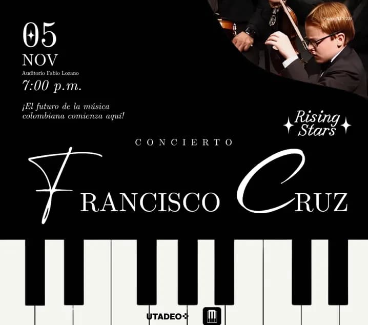 Concierto Francisco Cruz - Rising Stars en Bogotá: boletas 2026