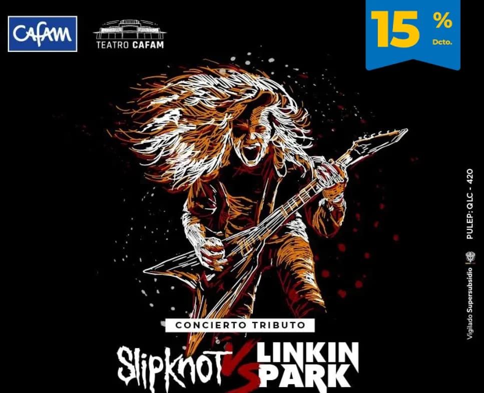 Concierto Tributo Slipknot Vs Linkin Park en Cali: boletas 2026
