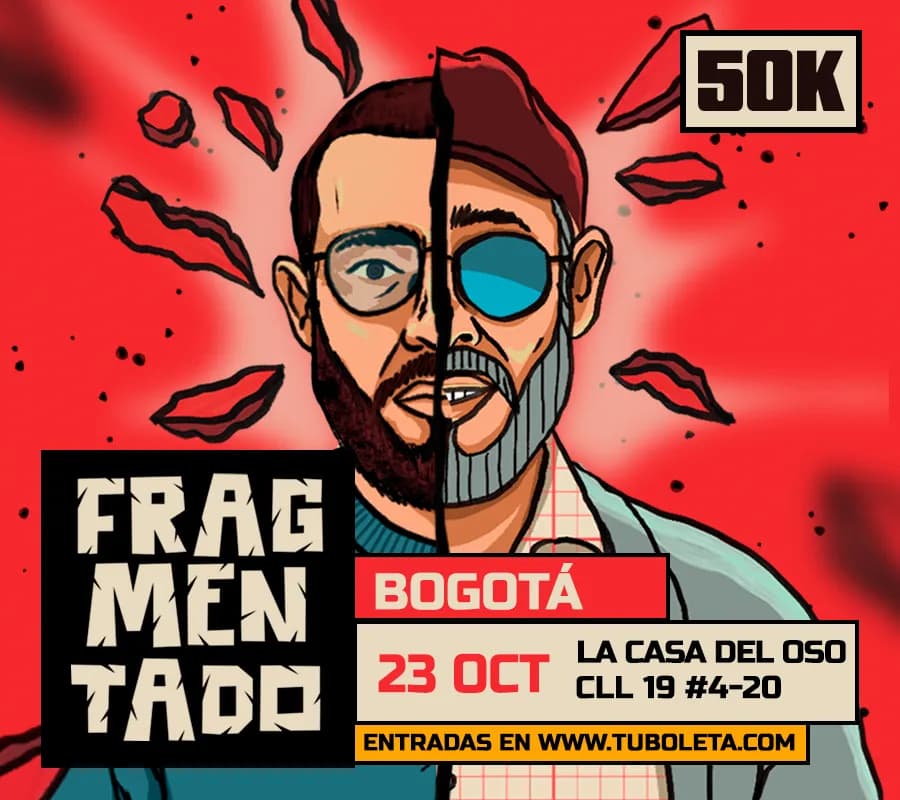 Fragmentado - Bogotá en Bogotá: 23 de octubre y boletas 2026