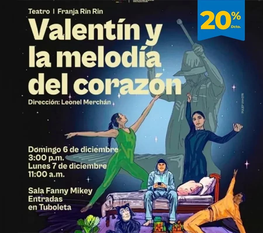 Valentín y la melodía del corazón en Bogotá: boletas 2026