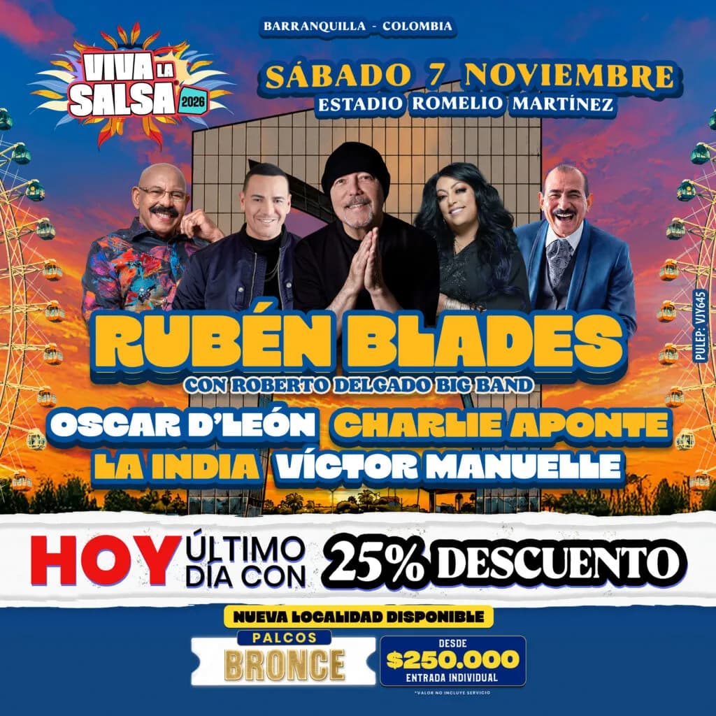 Concierto Viva la Salsa Barranquilla | Comprar Entradas