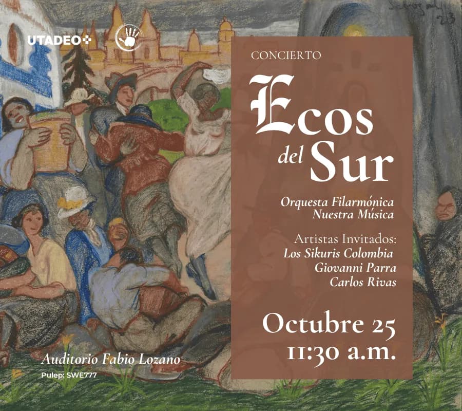 Concierto Ecos del sur en Bogotá: 25 de octubre y boletas 2026