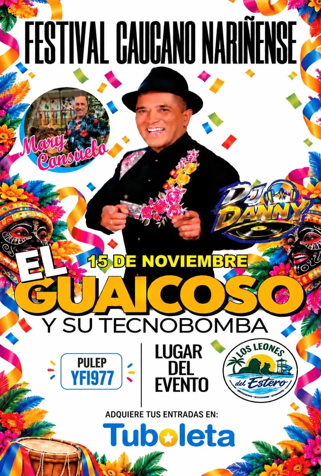 Festival Caucano Nariñense en Colombia: boletas 2026