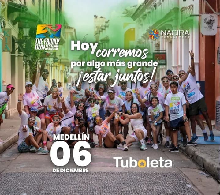 The Family Run Festival 2026 - Medellín en Medellín: boletas 2026