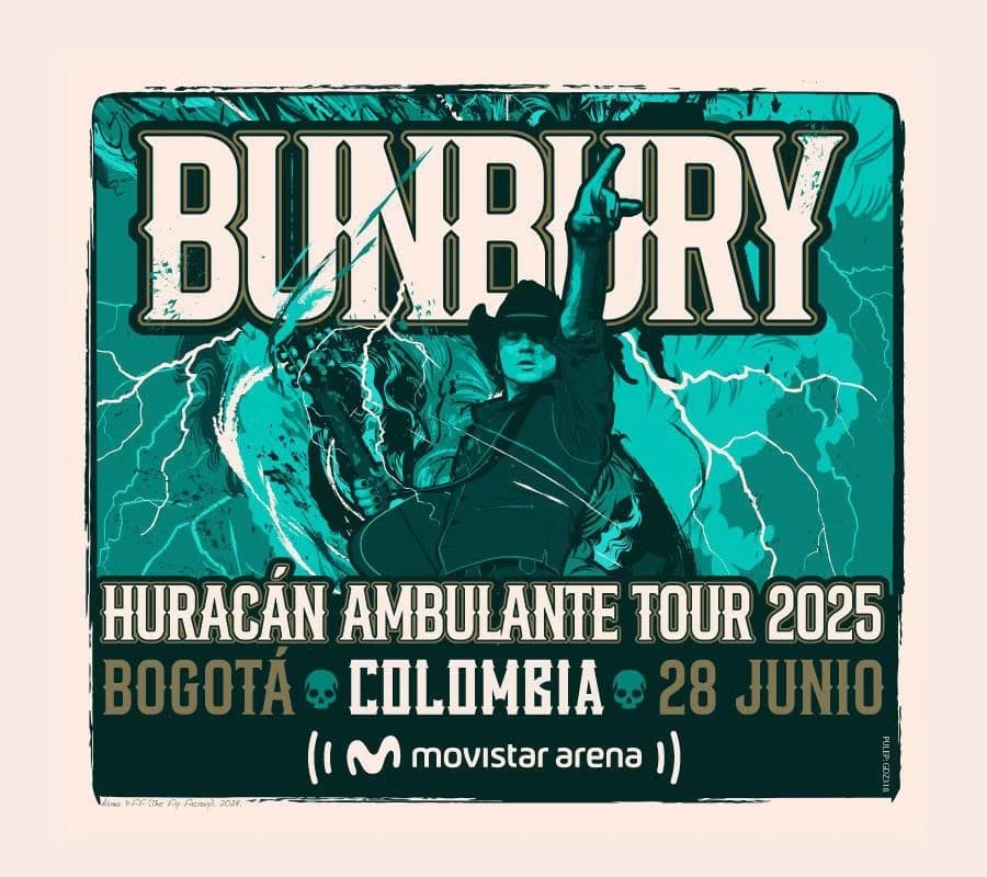 Bunbury en concierto: 28 junio 2025, Bogotá