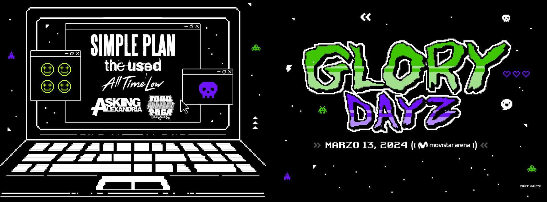 Glory Dayz: Simple Plan, The Used, All Time Low, Asking Alexandria y Todo Niño Paga, Bogotá 2024