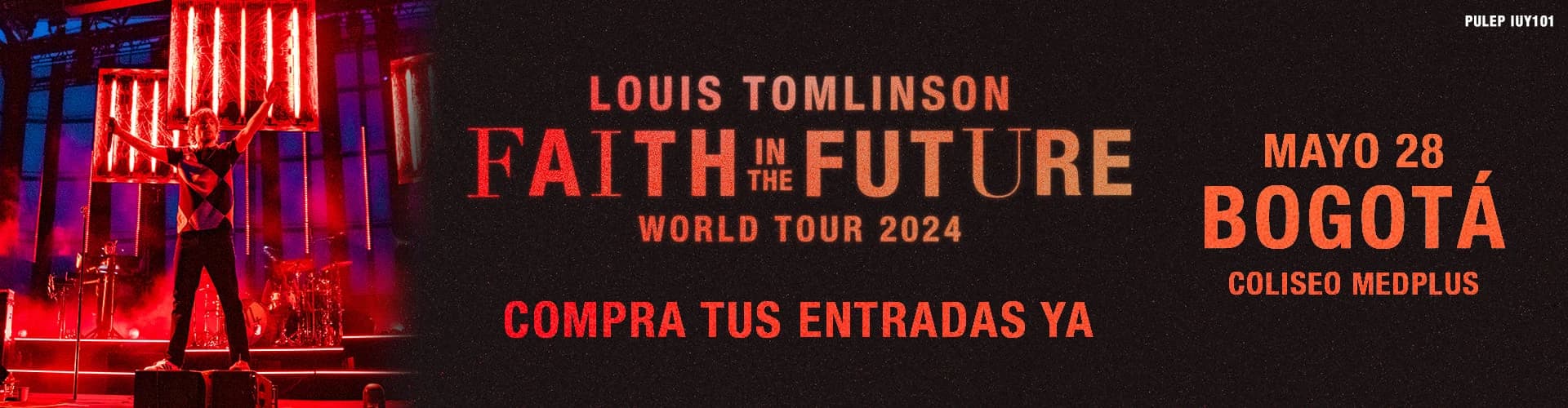 LOUIS TOMLINSON – FAITH IN THE FUTURE TOUR, Bogotá, Colombia