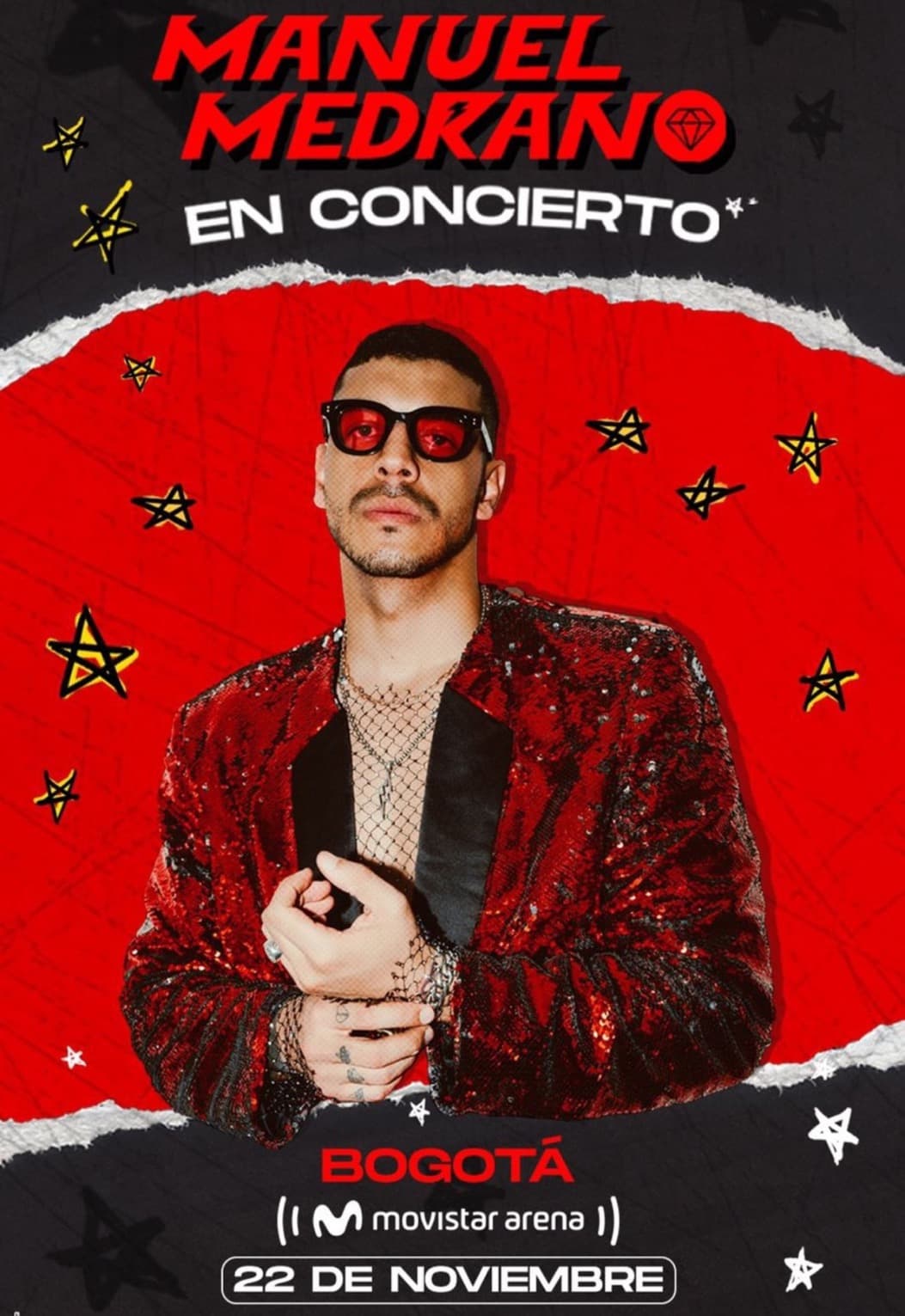 Manuel Medrano en concierto: 22 Noviembre Bogotá