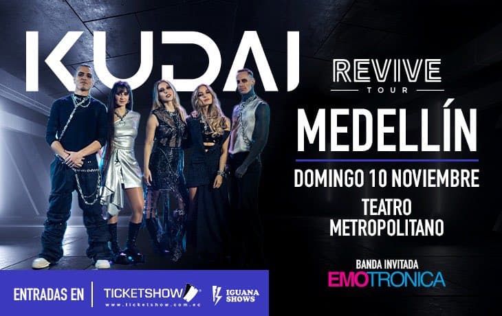 KUDAI, Revive Tour 2024: 10 Noviembre, Medellín