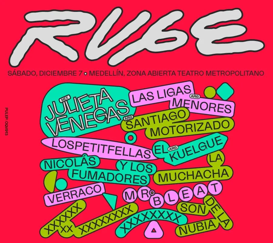RUGE 2024 MEDELLÍN: Julieta Venegas, Las Ligas Menores, Verraco y más, 7 Diciembre