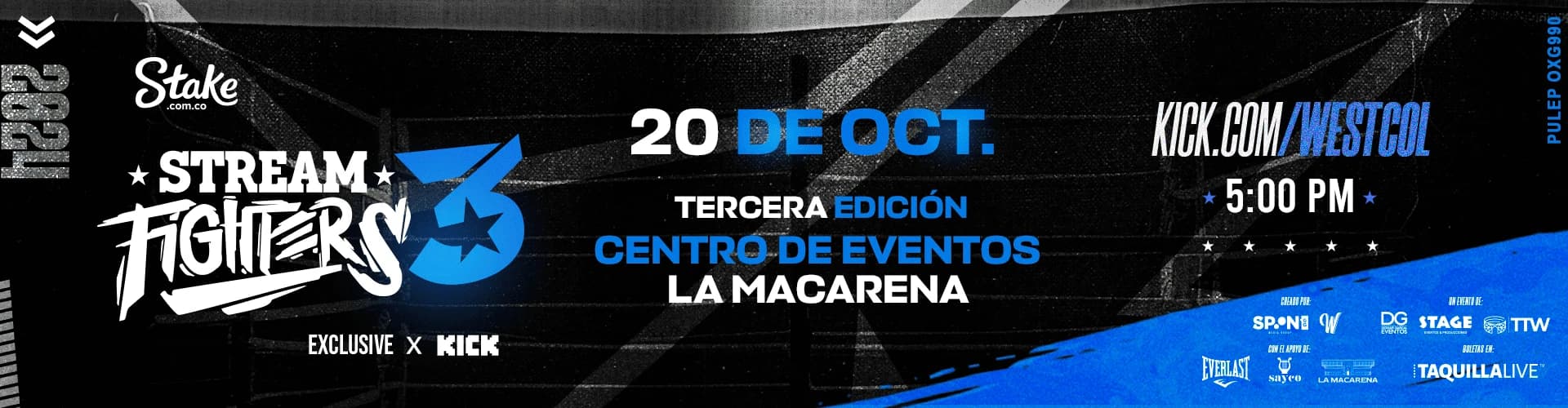 Stream Fighters 3: 30 Octubre, Medellín