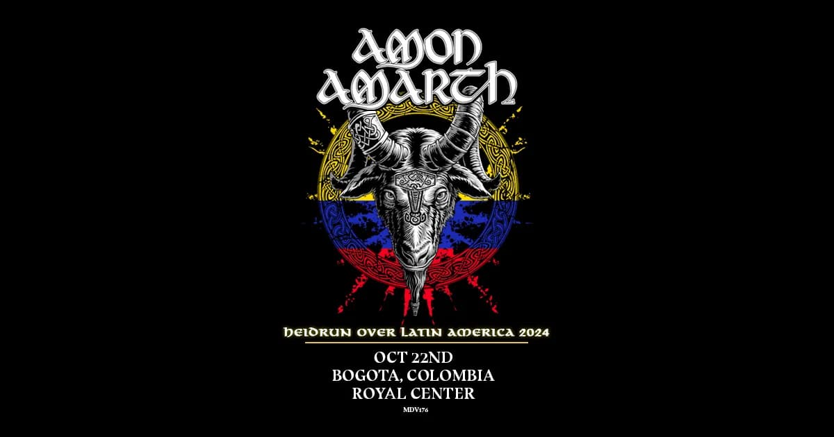 AMON AMARTH en Concierto: 22 Octubre, Bogotá