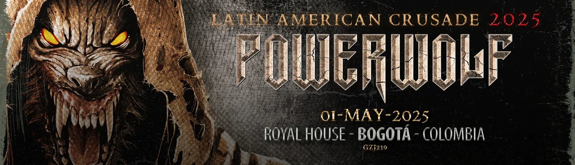 POWERWOLF: 1 Mayo 2025, Bogotá