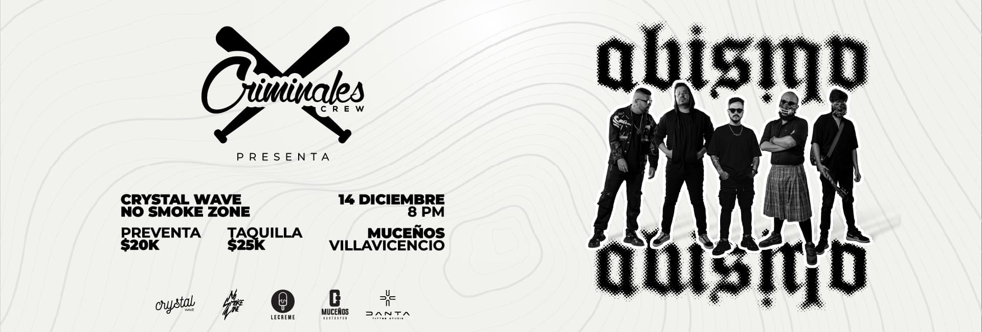 Criminales Crew en concierto: Abismo y 10 años de Furia